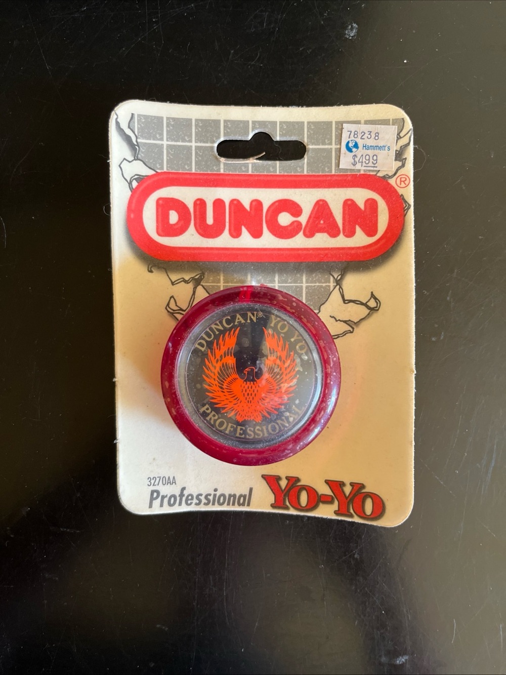 Vintage 80s NIP Sealed Duncan Professional Yo-Yo Eagle Phoenix Red 3270AA